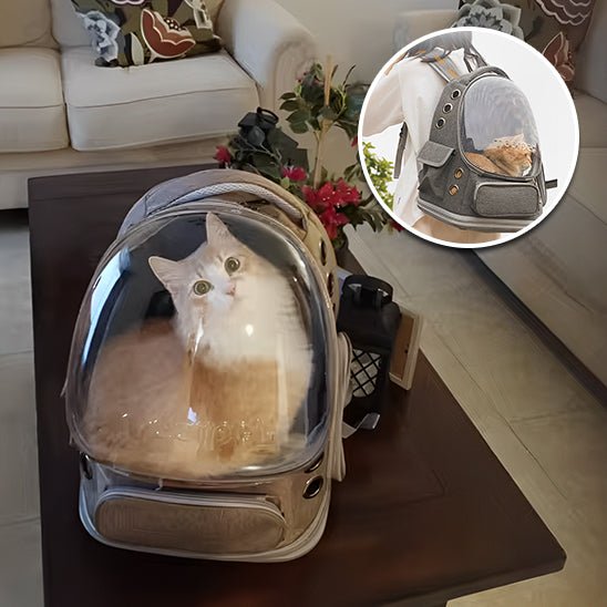 Sac de transport pour chat - transparent - Ma boutique féline